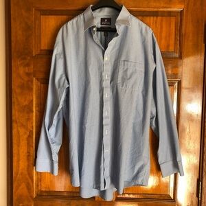 Stanford Blue and White Striped Dress shirt